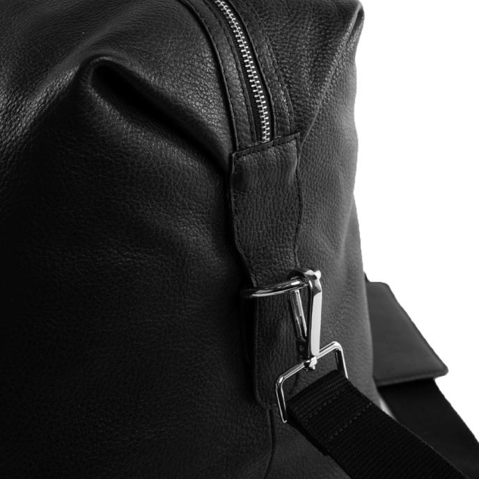 totes® Genuine Leather Weekender Bag Black Extra Image 5